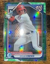 2024 Bowman Chrome Prospects Dylan Crews #BCP-23 card