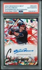 2024 Bowman's Best Showpieces Autographs Dylan Crews #BSA-DC card