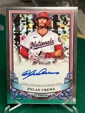 2024 Bowman Sterling Prospect Autographs Dylan Crews #PA-DC card