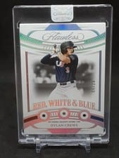 2024 Panini Flawless Red, White, & Blue Dylan Crews #13 card
