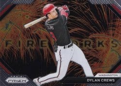 2024 Panini Prizm Fireworks Dylan Crews #14 card