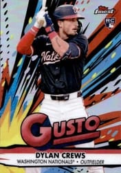2025 Finest Gusto Dylan Crews #G-35 card