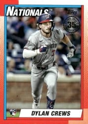 2025 Topps 1990 Topps Baseball (Series Two) Dylan Crews #90B2-11 card