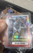 2025 Topps Chrome Logofractor Edition 1990 Topps Dylan Crews #90CB-16 card