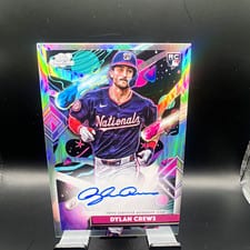 2025 Topps Cosmic Chrome Cosmic Chrome Autographs Dylan Crews #CCA-DC card
