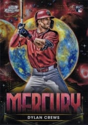 2025 Topps Cosmic Chrome Planetary Pursuit Mercury Dylan Crews #PPM-8 card
