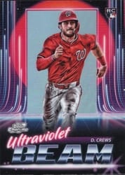 2025 Topps Cosmic Chrome Ultraviolet Beam Dylan Crews #UB-2 card