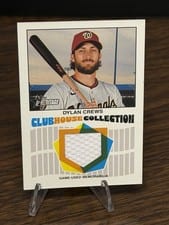 2025 Topps Heritage Clubhouse Collection Relics Dylan Crews #CCR-DC card