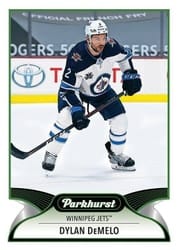 2021-22 Parkhurst Base Set Dylan DeMelo #184 card