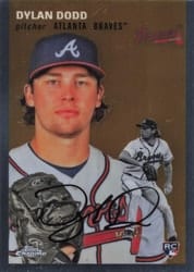 2023 Topps Chrome Platinum Anniversary Base Set Dylan Dodd #214 card