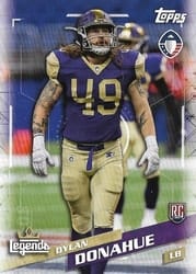 2019 Topps AAF Base Set Dylan Donahue #124 card