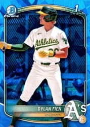 2025 Bowman Sapphire Edition Base Set Dylan Fien #BCP-47 card