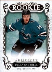 2018-19 Upper Deck Artifacts Base Set Dylan Gambrell #169 card