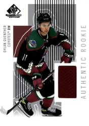 2022-23 SP Game Used Retro Renovations Rookies Jersey Dylan Guenther #RR-DG card