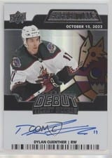 2022-23 Upper Deck Credentials Debut Ticket Access Autographs Dylan Guenther #DTAA-DG card