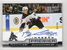 2022-23 Upper Deck Premier Premier Dynamic Imagery Autograph Rookies Dylan Guenther #PDAR-DG card