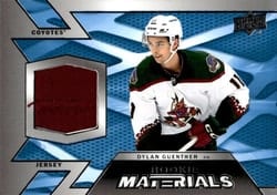 2022-23 Upper Deck Rookie Materials Dylan Guenther #RM-DG card