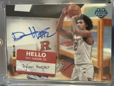 2024-25 Bowman University Chrome Campus Dorm Signatures Dylan Harper #CDS-DH card