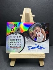 2024-25 Bowman University Chrome Eye Test Autographs Dylan Harper #ETA-DH card