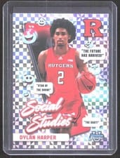 2024-25 Bowman University Chrome Social Studies Dylan Harper #SS-3 card