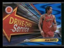2024 Topps Chrome McDonald's All-American Drive-Thru Service Dylan Harper #DTS-DYH card