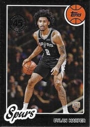 2025-26 Topps 1980-81 Topps Basketball Dylan Harper #80BK-52 card