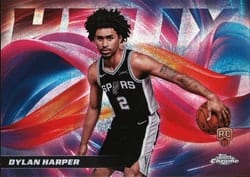 2025-26 Topps Chrome Helix Dylan Harper #H-12 card