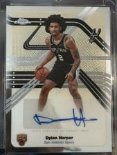 2025-26 Topps Chrome Next Stop Signatures Dylan Harper #NS-DH card