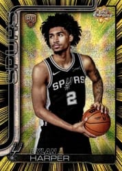 2025-26 Topps Chrome Radiating Rookies Dylan Harper #RR-2 card
