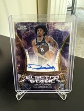 2025-26 Topps Cosmic Chrome Electro Static Signatures Dylan Harper #ESS-DH card