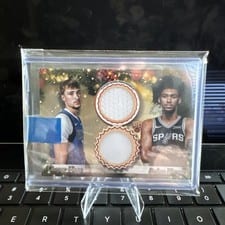 2025-26 Topps Holiday Dual Player Relics Dylan Harper / Cooper Flagg #DPR-CF card