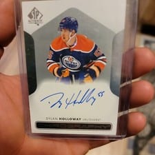 2022-23 SP Authentic Chirography Dylan Holloway #C-DH card