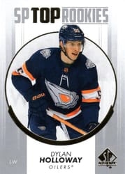 2022-23 SP Authentic Top Rookies Dylan Holloway #TR-38 card