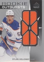 2022-23 SP Game Used Rookie Outbursts Jersey Dylan Holloway #RO-DH card