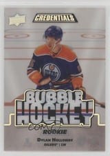 2022-23 Upper Deck Credentials Bubble Hockey Rookies Dylan Holloway #BHR-DH card