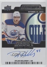 2022-23 Upper Deck Credentials Debut Ticket Access Autographs Dylan Holloway #DTAA-DH card