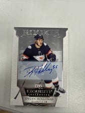 2022-23 Upper Deck Ice Exquisite Collection Rookie Signatures Dylan Holloway #ERS-DH card