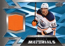 2022-23 Upper Deck Rookie Materials Dylan Holloway #RM-DH card