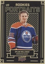 2022-23 Upper Deck UD Portraits Dylan Holloway #P-73 card