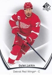 2021-22 SP Authentic Base Set Dylan Larkin #91 card