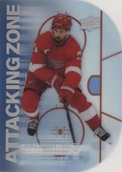 2022-23 Upper Deck Attacking Zone Dylan Larkin #AZ-9 card