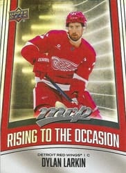 2025-26 Upper Deck MVP Rising to the Occasion Dylan Larkin #RO-34 card