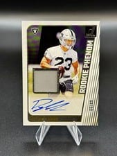 2024 Donruss Rookie Phenom Jersey Autographs Dylan Laube #RJA-DLA card