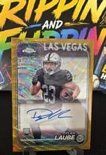 2024 Topps Chrome Rookie Autographs Dylan Laube #RA-DLA card