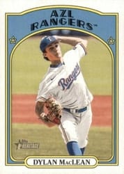 2021 Topps Heritage Minor League Base Set Dylan MacLean #171 card