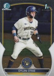 2023 Bowman Chrome Prospects Dylan O'Rae #BCP-143 card