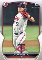 2023 Bowman Draft Base Set Dylan Questad #BD-25 card
