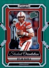 2025 Panini Prizm Draft Picks Student Orientation Dylan Raiola #3 card