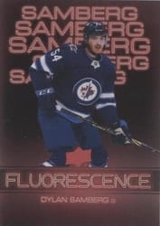 2022-23 Upper Deck Flourescence Gold Parallel Dylan Samberg #F-38 card