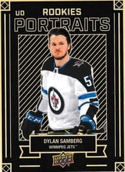 2022-23 Upper Deck UD Portraits Dylan Samberg #P-67 card